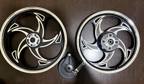 رینگ فابریک نیکتاز NIKTAZ جلو وعقب با درب لنت مشکی