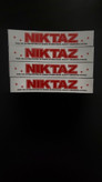 برچسب کمک جلو و عقب نیکتاز NIKTAZ