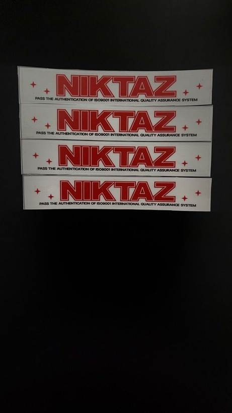 برچسب کمک جلو و عقب نیکتاز NIKTAZ