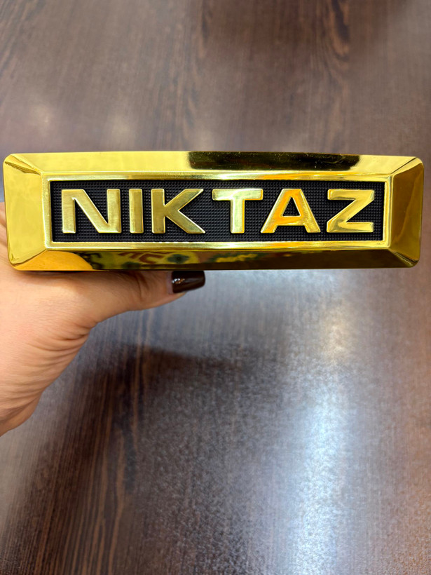 تابلوی جلوی فابریک نیکتاز NIKTAZ طلایی