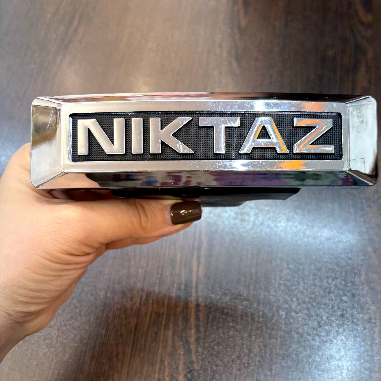 آرم تابلو جلوی فابریک نیکتاز NIKTAZ-استیل